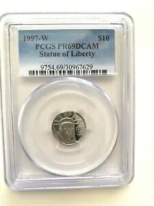 1997-W $10 Ȑ_ AJ C[O v[t 1/10 IX v`i PCGS PR69DCAM