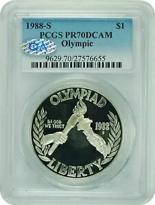 1988-S PCGS PR70DCAM IsbNLOh (V PCGS x) QACheck