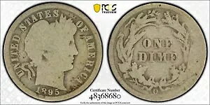 1895 O �V���o�[ �o�[�o�[ �_�C�� PCGS AG03