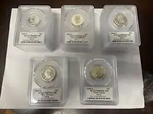 1999、2000、2004、2005、2006 S 州クォーター ロット PCGS PR69DCAM フラグ ラベル 25