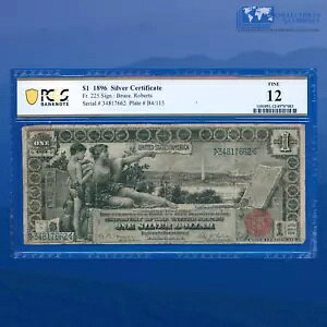 Fr.225 1896 $1 1 �h����ؖ����u����m�[�g�v�APCGS 12 #17662