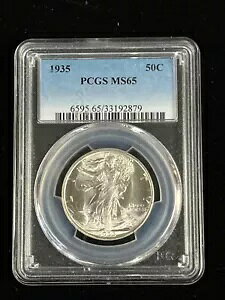 1935 EH[LO oeB 50C Vo[ n[t_[ PCGS MS 65