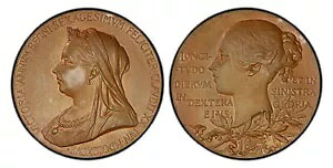 �C�M���X �r�N�g���A 1897 �u�����Y AE ���_�� PCGS SP64 E-1817a �_�C�������h �W���r���[