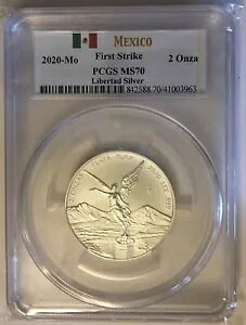 2020 ���L�V�R ���x���^ 2 �I���U PCGS MS70 �t�@�[�X�g �X�g���C�N ���A 227 POP 2 �I���X �V���o�[ �R�C��