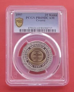 NA`A 1997 GXygc 25 N[i oC^ v[t RC PCGS PR69DCAM