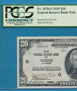 20�h���B 1929 �N�V�J�S �u���E�� �V�[���A�M������s���� PCGS ��ΐV�i 65PPQ