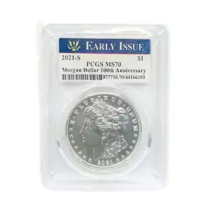 2021-S PCGS MS70 �����K�� �h�� 100 ���N�L�O�������s