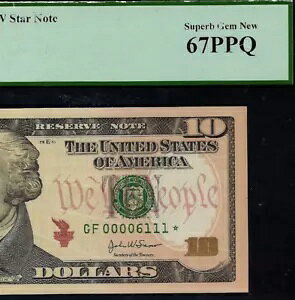 2004A $10 AMs PCGS 67PPQ 3 ԖڂɍȃAg^ X^[ Fr 2309-F*