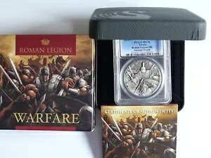 2018 �c�o�� 2 �h�� �E�H�[�t�F�A - Roman Legion�A2 �I���X �V���o�[�APCGS MS 70�A�܂ށB 3D-