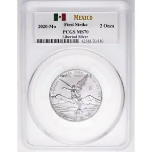 ���L�V�R ���x���^ 2 �I���X��� PCGS MS70 �t�@�[�X�g �X�g���C�N 2020