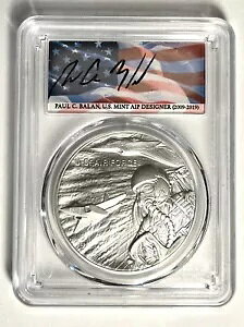 2022 S �V���o�[ ���_�� PCGS 1OZ W/COA �o���� ���[ �|�b�v US �G�A �t�H�[�X MS70 �i�C�X # NNT