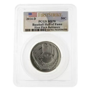 2014 �싅�{���`���A�n���� PCGS MS70 �a������ 50c �n�[�t�_���[