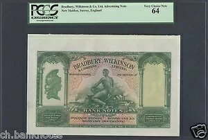 Bradbury, Wilkinson & Co. ltd ���j�b�g�Ȃ��A1900 �` 20 �N�� BW-241a �ΐF ������