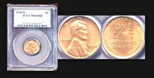 1938-D 1C PCGS MS65RD-�s���A ���b�h�~���g ���X�^�[ �X���[�� �����J�[�� �Z���g
