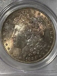 1885-O ���[�K�� �V���o�[ �_���[ MS64 �����X�^�[���F ���j�[�N�ȐF PCGS �V���[�v �R�C��