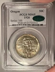 1926 50c PCGS MS 65 CAC �I���S���L�O�n�[�t�_���[