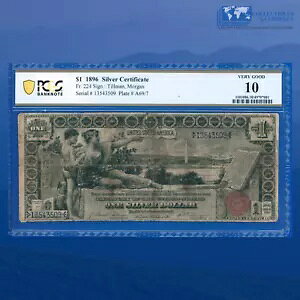 Fr.224 1896 $1 1 �h����ؖ����u����m�[�g�v�APCGS 10 #43509