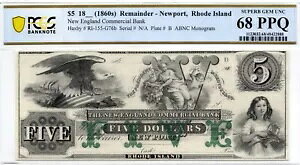 1860�N�� 5�h�� �j���[�C���O�����h���Ƌ�s�A���[�h�A�C�����h���� - PCGS 68 PPQ!�g�b�v�|�b�v�I