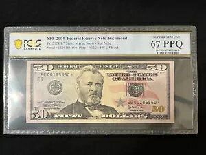 2004 �N $50 �A�M������s�� Fr 2128-E STAR ?? ���� -- PCGS ���� Gem 67 PPQ