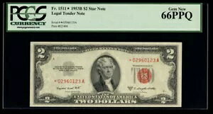 �}���b�N $2.00 1953B Fr 1511 PCGS 66 PPQ �X�^�[�m�[�g�A��i�I pm0013