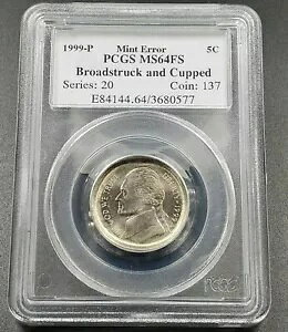 Jbvh u[hXgCN u[hgbN 1999 P WFt@[\ 5c jbP RC PCGS MS64 FS