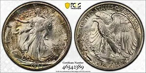 1944-S �E�H�[�L���O ���o�e�B �n�[�t�_���[ PCGS MS65 - ����������̂���A�[�X�J���[