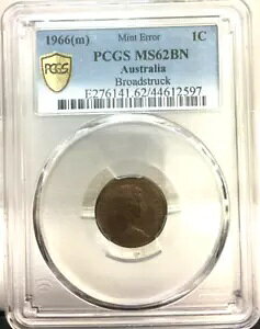 I[XgA PCGS MS62 O[fBO ~g G[ 1966 1  1 Zg u[hgbN WF UNC