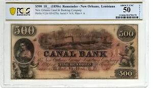 ���C�W�A�i - �^�͋�s $500 - Haxby LA105G70a - PCGS-B Unc 50 �̏ڍׁB
