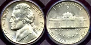 1944-P 5C PCGS MS66 ~g X^[ - IWi J[ & \ WFt@[\ jbP++