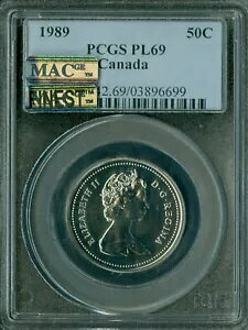 1989 Ji_ 50 Zg PCGS PL69 PQ MAC ōO[h MAC X|bgX *