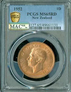 1952 j[W[h yj[ PCGS MS65 RD PQ 2ND FINEST & SPOTLESS 2 FINER *