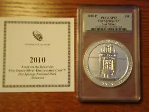 PCGS �z�b�g �X�v�����O�X SP67 5 �I���X �V���o�[ �N�H�[�^�[