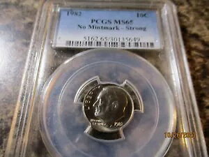 1982 ���[�Y�x���g �_�C�� �~���g�}�[�N�Ȃ� PCGS MS65 �X�g�����O TT