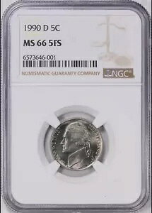 1990 D NGC MS66 5FS tXebv 5c WFt@[\ jbP (g[)