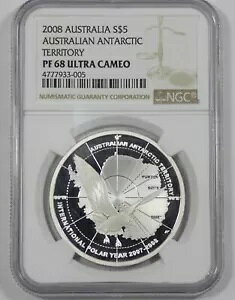 2008 I[XgA $5 ɒn 1 IX 999 Vo[ RC NGC v[t 68 ULT CAM