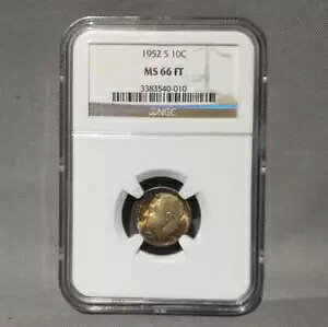 1952 S NGC MS66 FT FB tg[` C{[g[ʃ[Yxg _C
