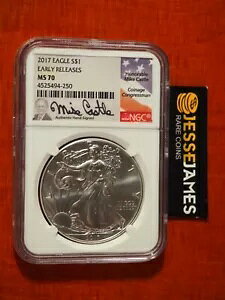 2017 $1 Vo[ C[O NGC MS70 }CN LbX MTC葁[X x