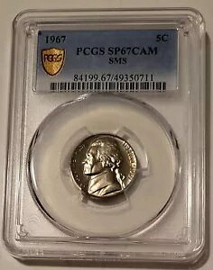 1967 �W�F�t�@�[�\�� �j�b�P�� SMS SP67 �J���I PCGS
