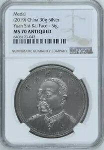 NGC MS70 2019  ͐M  30g AeB[N Vo[ _