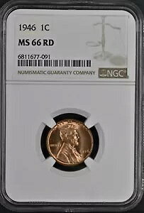 1946 1C RD J[ 1 Zg NGC MS66RD 6811677-091