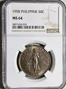 tBs 50 Z^{X 1958 NGC MS 64