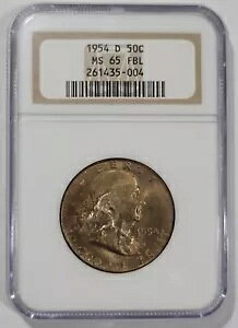 1954 D tN n[t_[ 50c NGC MS65 t x C FBL - IWi g[jO