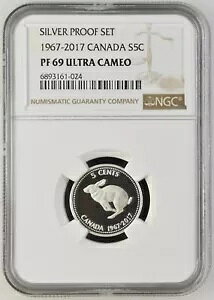 2017 �v���[�t �J�i�_ �V���o�[ �j�b�P�� NGC PF-69 �E���g�� �J���I �V���o�[ �v���[�t �Z�b�g