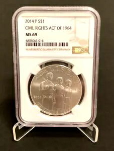 NGC MS69 2014-P 1964 N@LOh $1