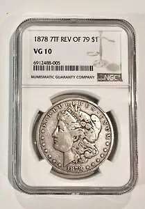 1878 7tf Rev of 79 ���[�K�� �V���o�[ �_���[ NGC VG10