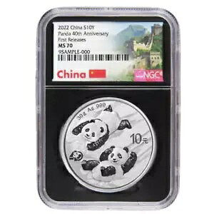 2022 10 Vo[ `Ci p_ NGC MS70 FR ̒郉x ubN RA