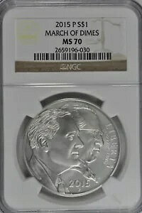 2015 P �}�[�` �I�u �_�C�� �����ʃV���o�[ �_���[ NGC MS70 �u���E�� ���x��