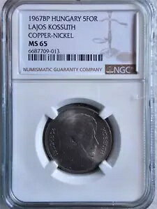 �n���K���[ 5 �t�H�����g 1967BP Lajos Kossuth ���j�b�P�� NGC MS 65