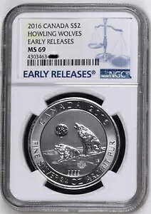 2016 �J�i�_ $2 3/4 �I���X .9999 �n�E�����O �E���u�Y NGC MS69 ���������[�X