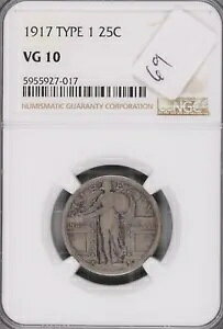 1917 �^�C�v 1 �X�^���f�B���O ���o�e�B �V���o�[ �N�H�[�^�[ NGC VG-10 #7-017